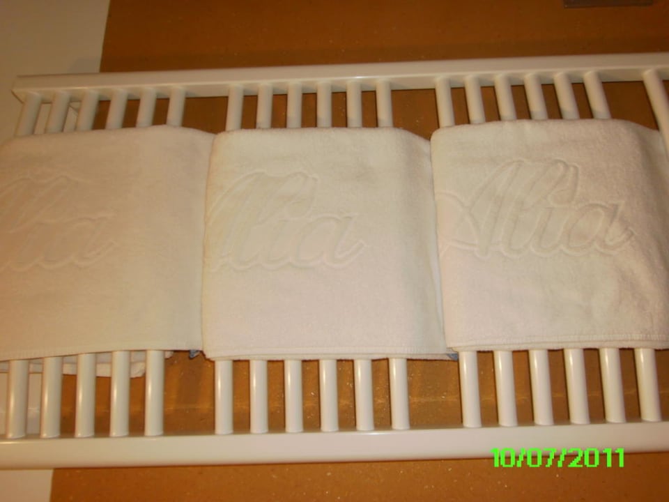 Handtücher ALIA appartements & wellness