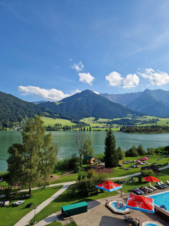 Ausblick Hotel Bellevue am See