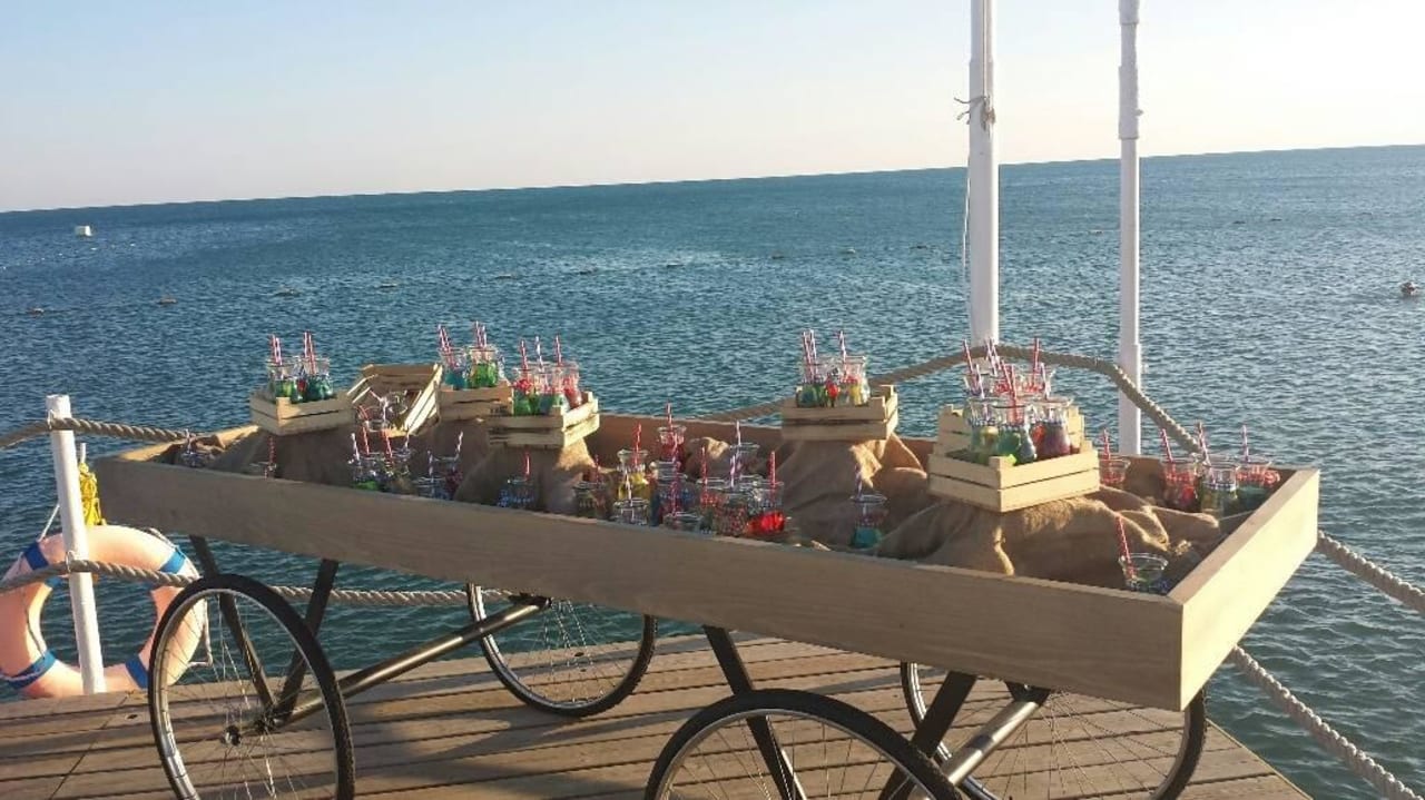 Hochzeit am Steg am Strand IC Hotels Green Palace