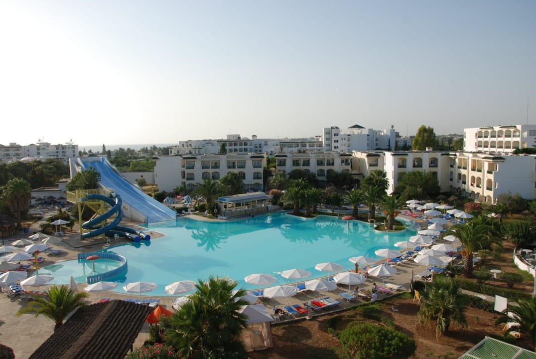 Widok basen i hotel Palmyra Aqua Park Kantaoui