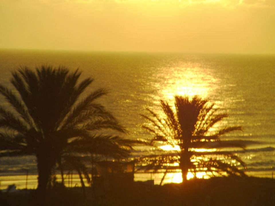 Sonnenaufgang wie im Film Mahdia Beach & Aquapark