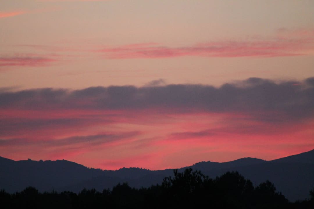 Sonnenuntergang vom Balkon Universal Hotel Castell Royal