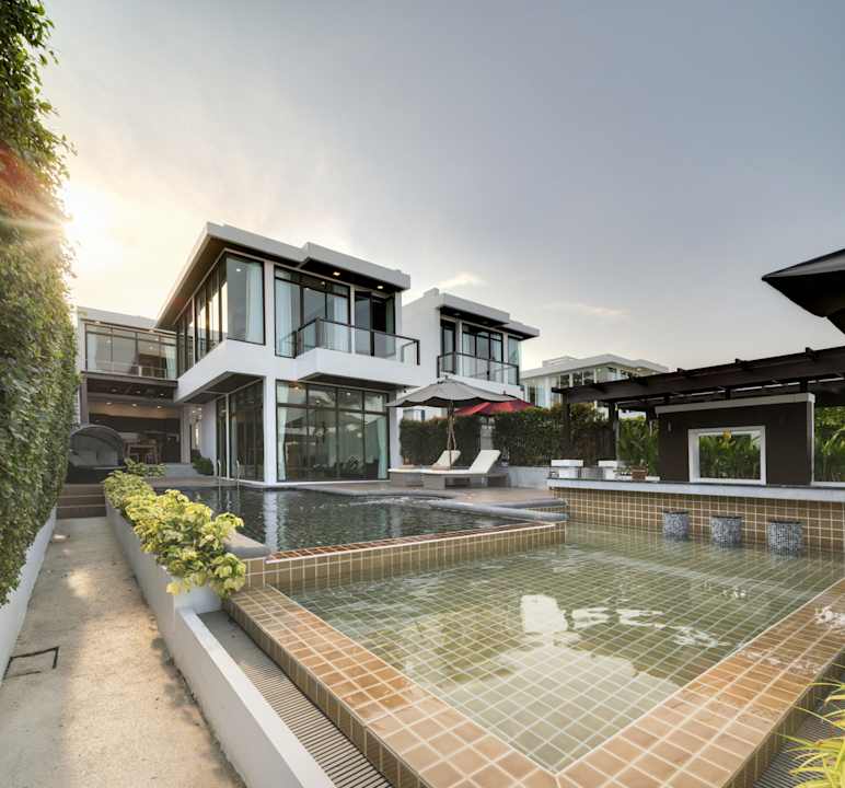 Außenansicht X2 Hua Hin LeBayburi Pranburi Villa