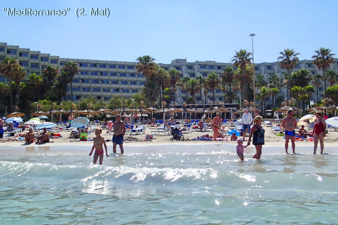 Hotel vom Meer aus Hipotels Mediterraneo