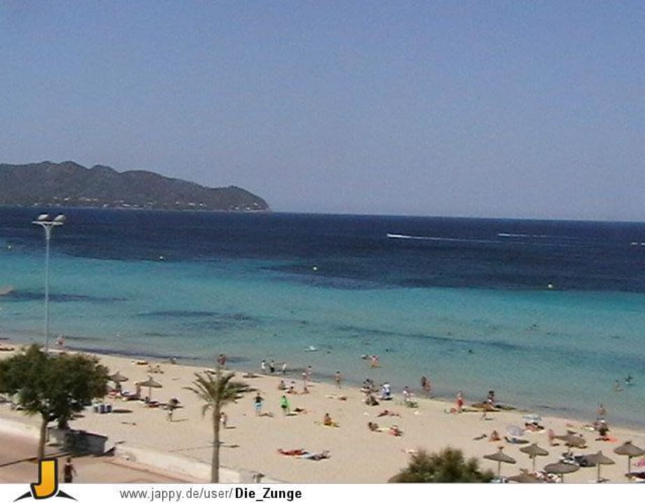 Blick von Zimmer 323 Hipotels Hipocampo Playa