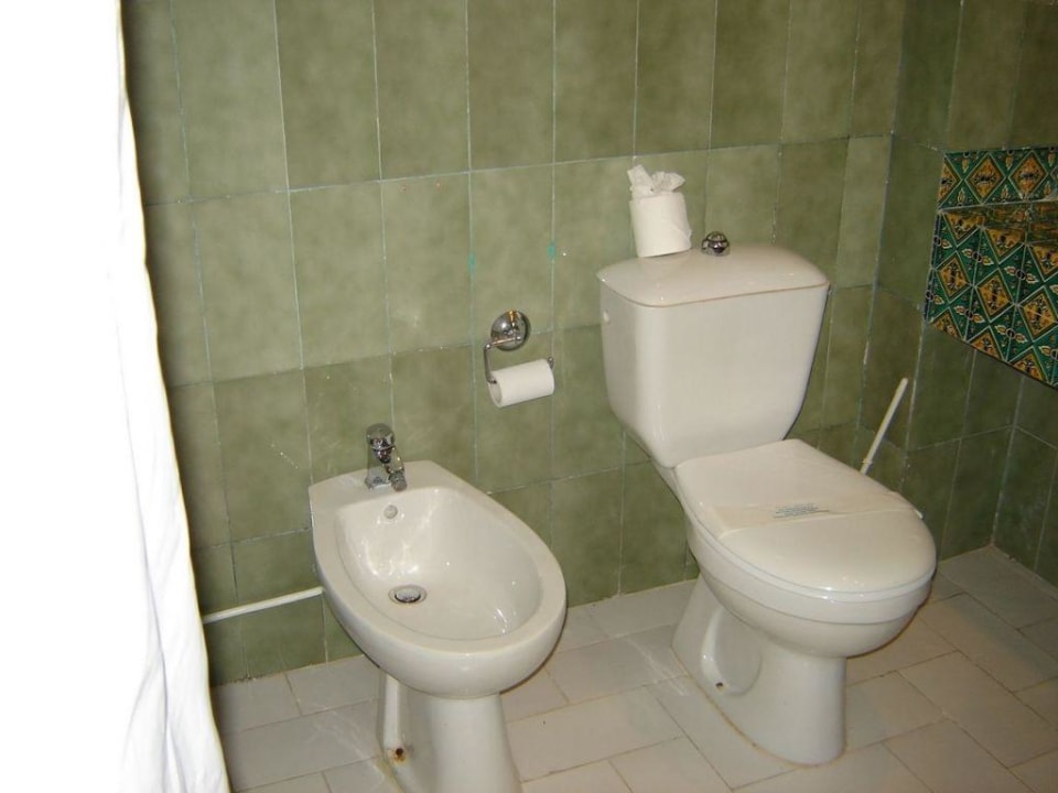 bathroom in bungalow Ruspina Beach Resort