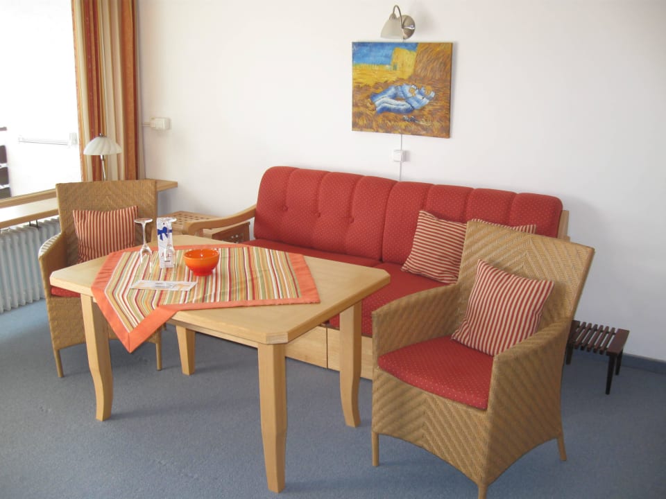 Gemütliches sitzen Ferienwohnung Hellerbach