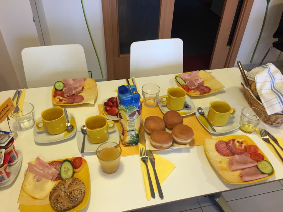 Frühstück  Pension Milk Inn