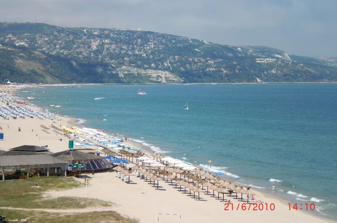 Blick vom Balkon Hotel Slavuna