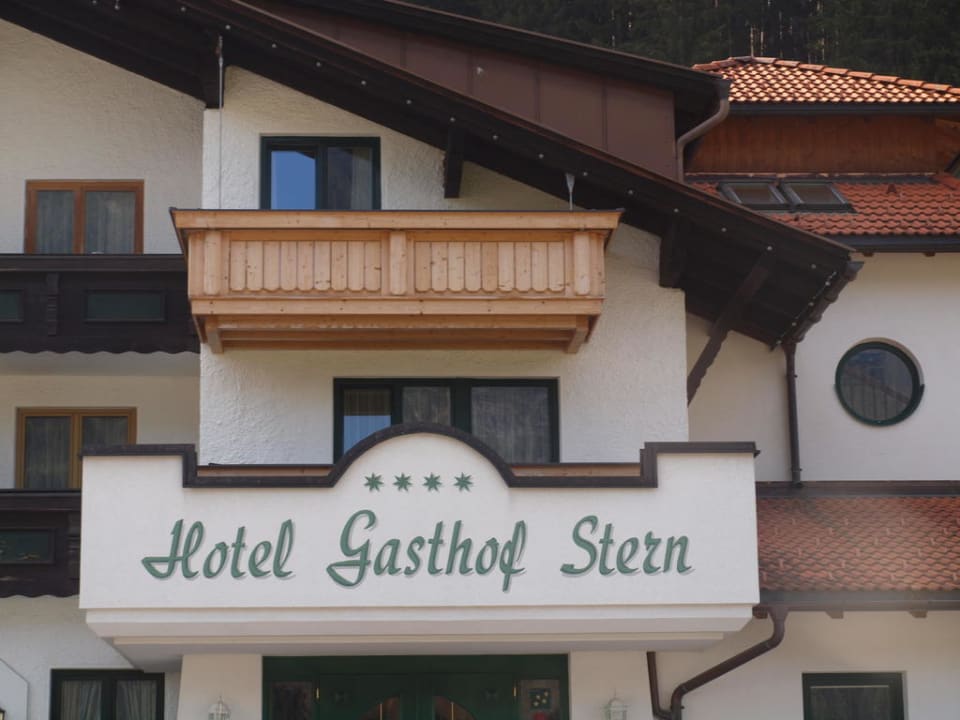 Hoteleingang Hotel Gasthof Stern