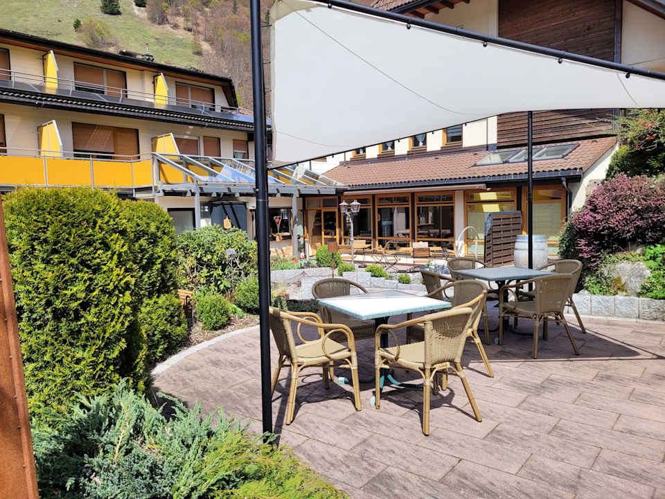 Gartenanlage Hotel Pension Obergfell