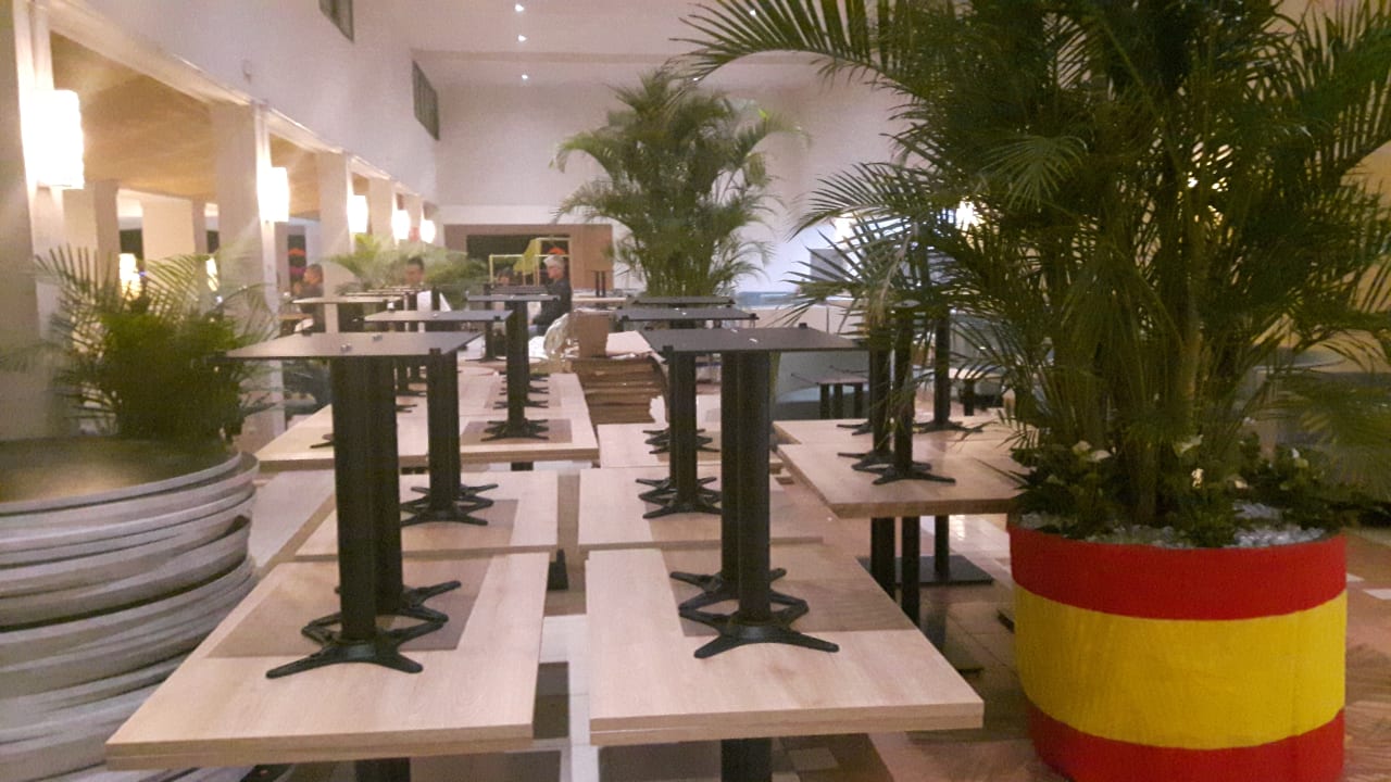 Möbel im Restaurant zum Abendessen Aldiana Club Fuerteventura