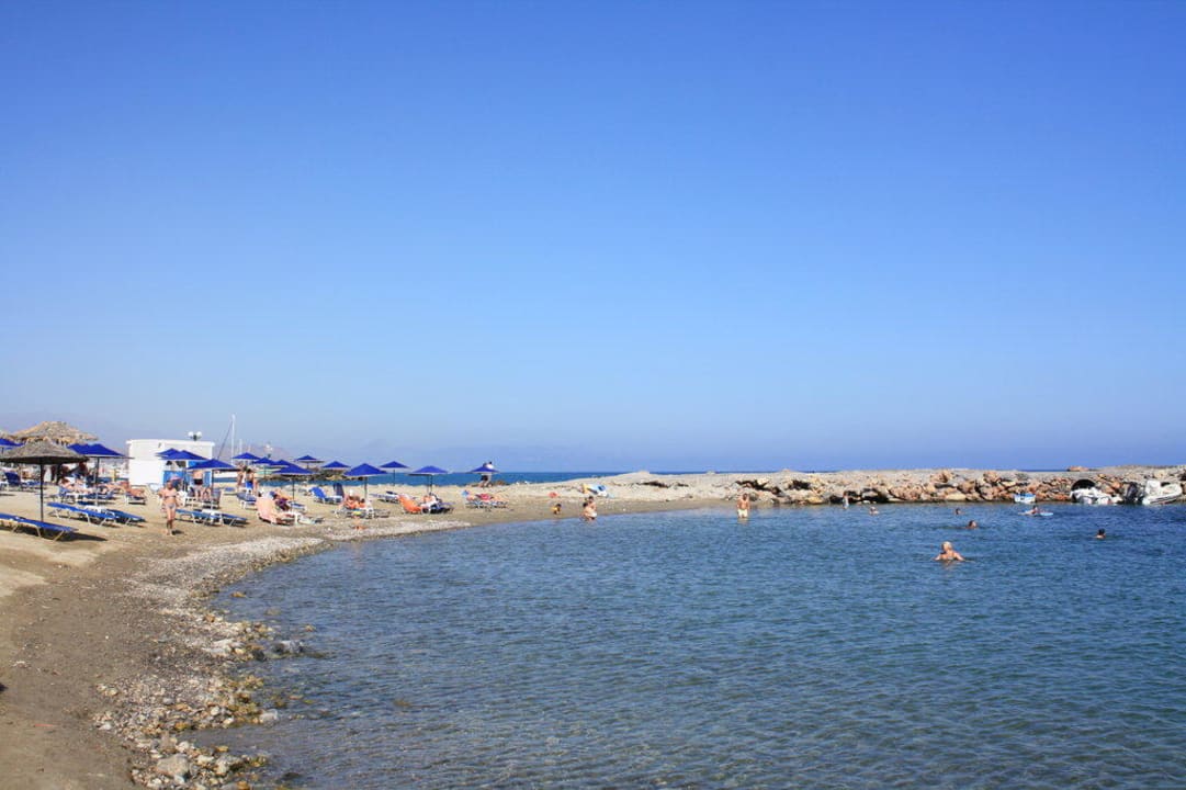 Der hoteleigene Strand Hotel Aphrodite Beach Club