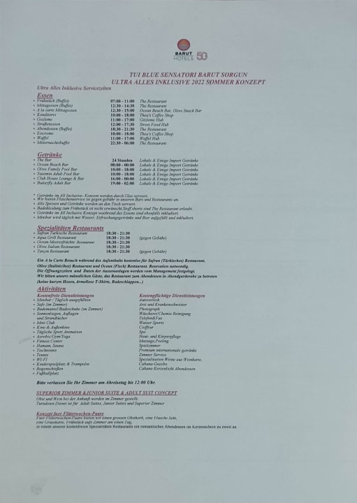 Sonstiges Akra Sorgun Tui Blue Sensatori