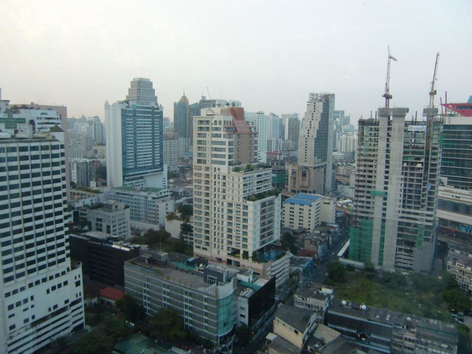 Ausblick vom 28. Stock Bangkok Marriott Marquis Queen's Park