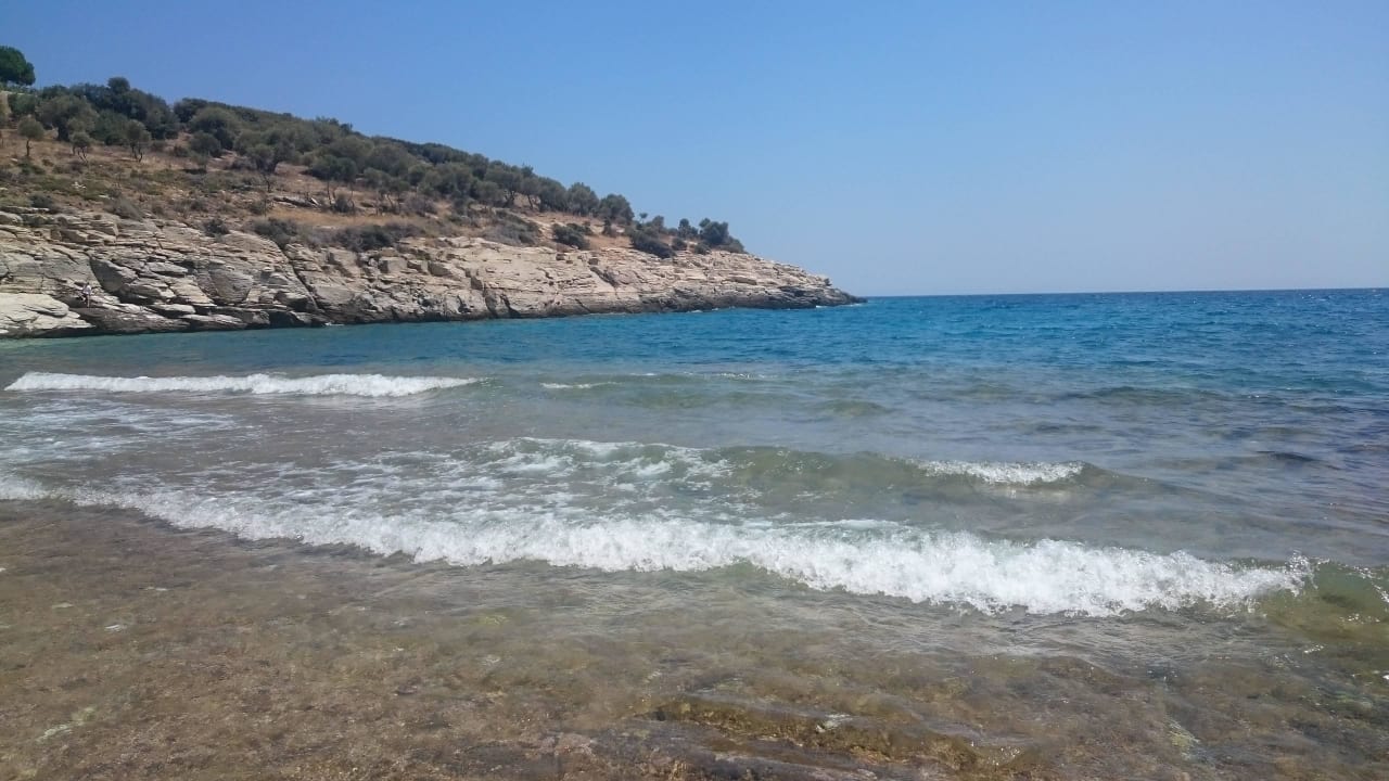 Hotelstrand kleine Bucht Aeolis Thassos Palace