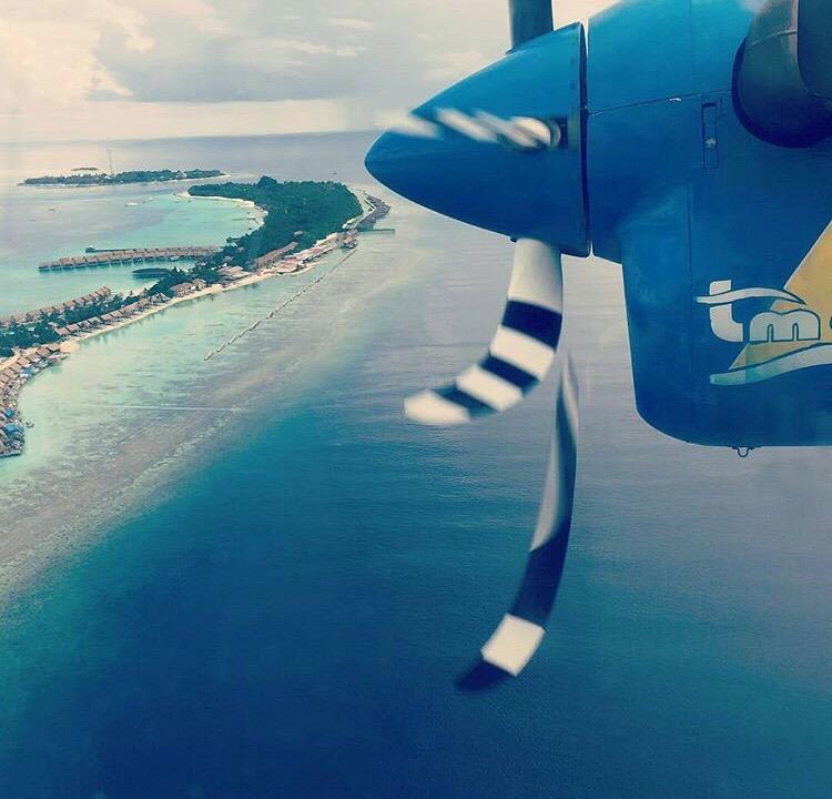 Kuramathi aus der Luft Kuramathi Maldives