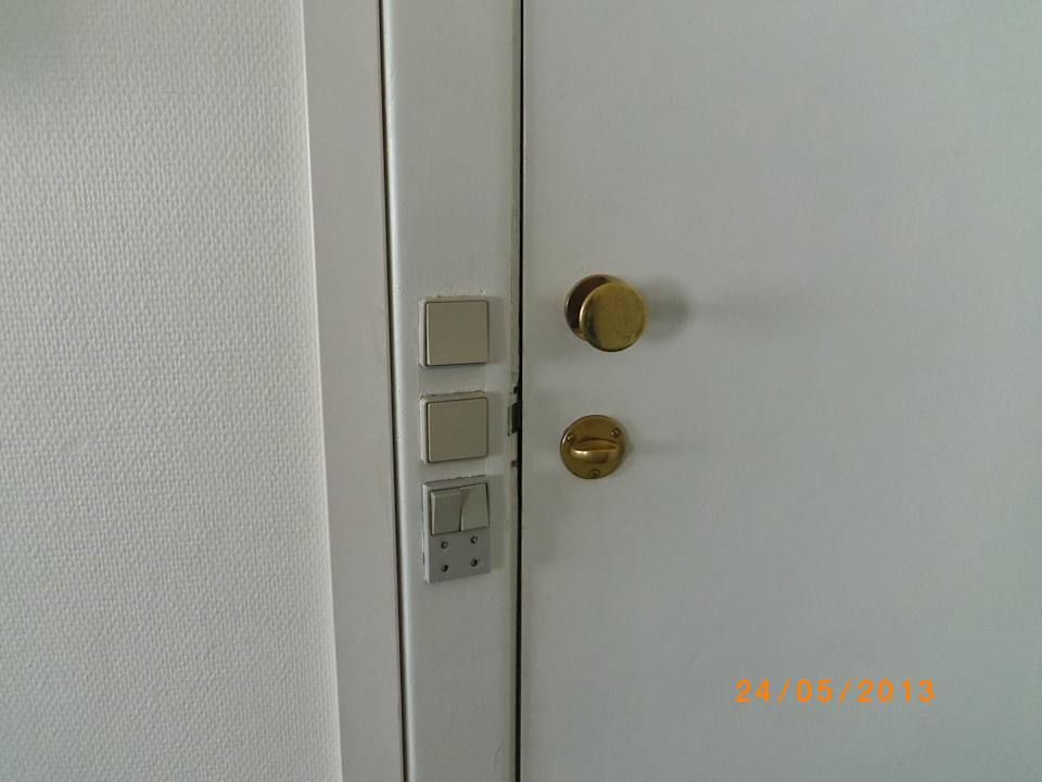 Zimmertür Hotel Christian IV