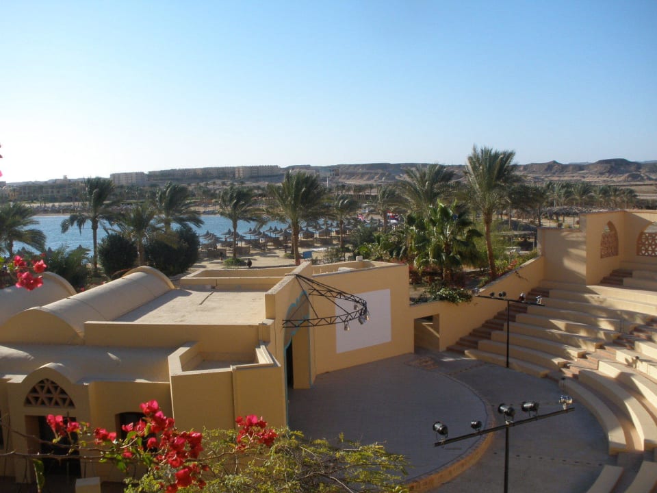 Ausblick beim Frühstück Steigenberger Coraya Beach - Adults only