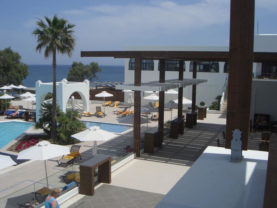 Blick vom Balkon TUI BLUE Oceanis Beach and Spa Resort