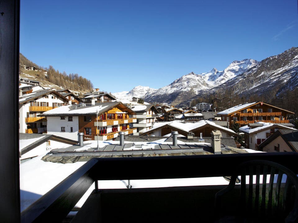 Ausblick vom Balkon Hotel Walser