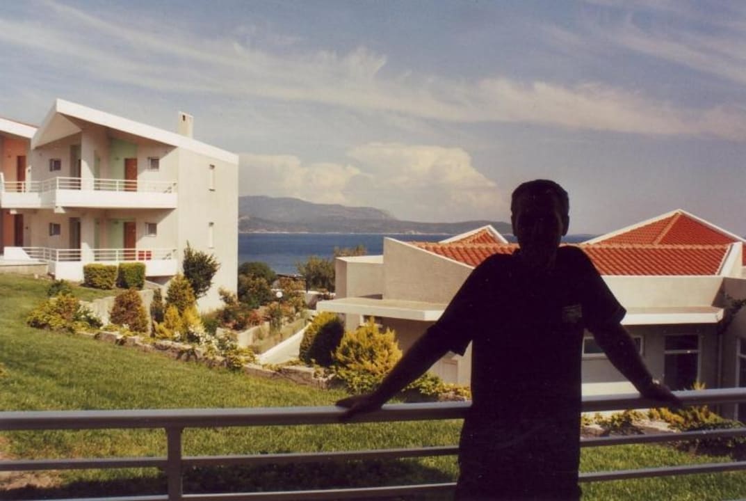 Ausblick von unserem Balkon Proteas Blu Resort