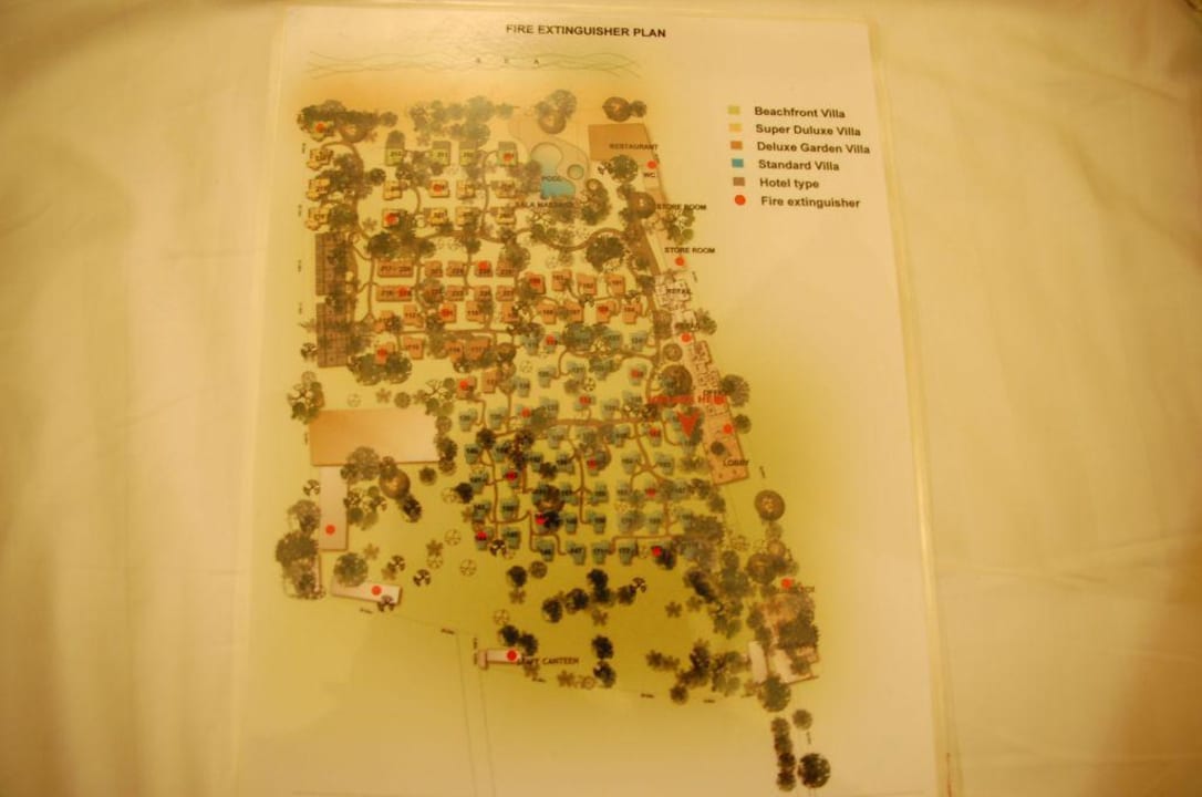 Lageplan des Peace Resorts NH Collection Samui Peace Resort