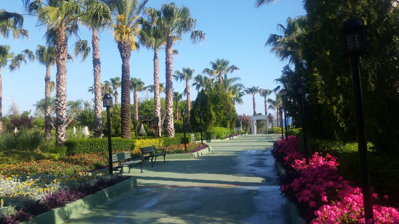Gartenanlage Trendy Aspendos Beach Hotel