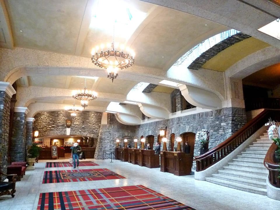 Eingangshalle Hotel The Fairmont Banff Springs