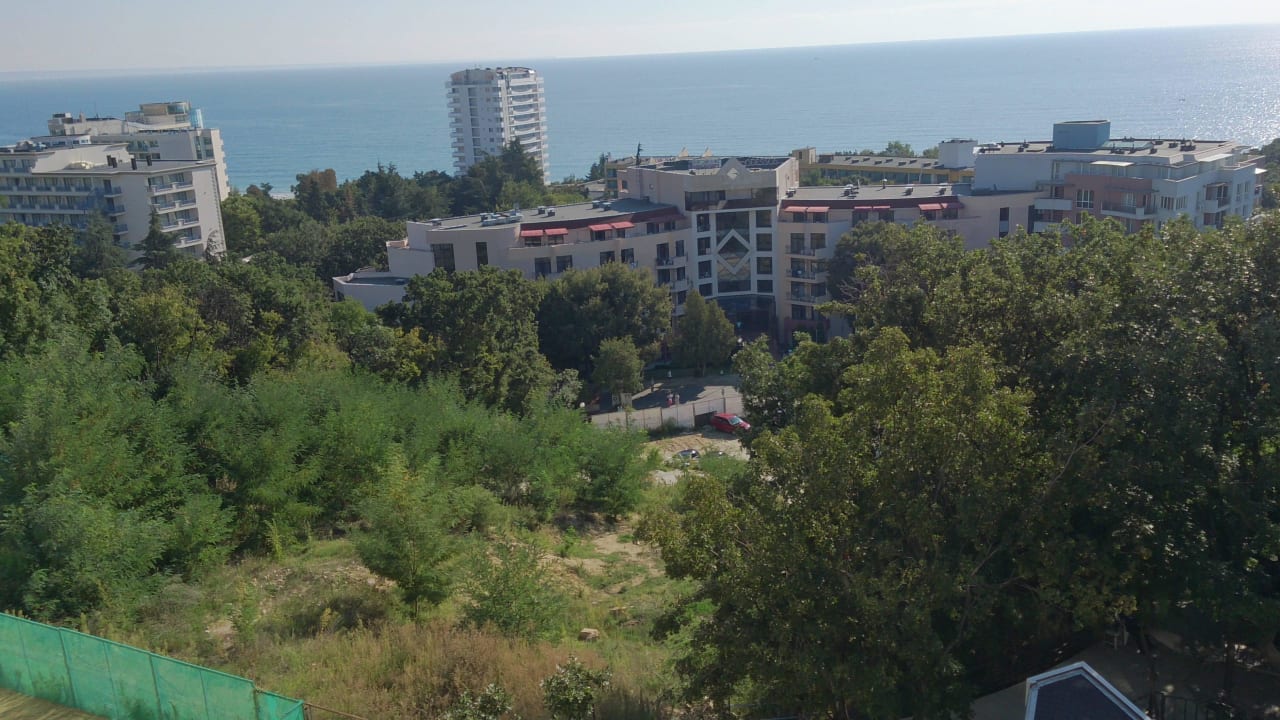 Blick zum Meer übers Nachbarhotel HVD Viva Club Hotel