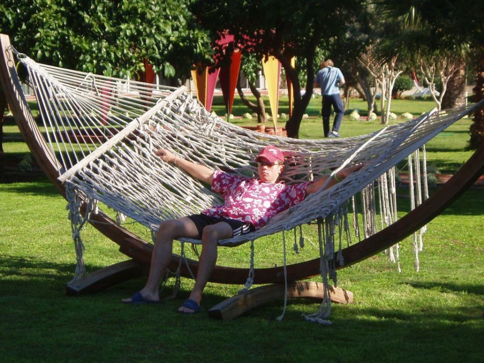 sehr gemütlich diese Hängematten Seher Kumköy Star Resort & Spa