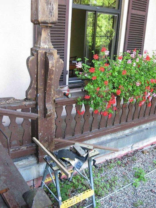 Balkon Hostellerie St Barnabé