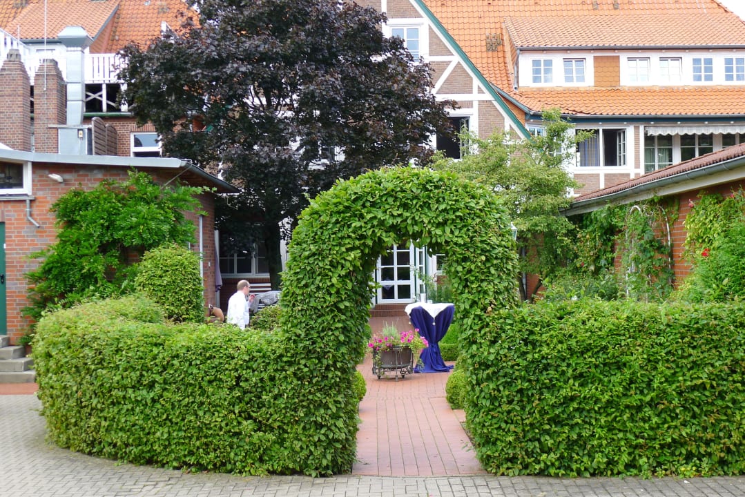 Blick vom Gästehaus  Hotel Altes Land
