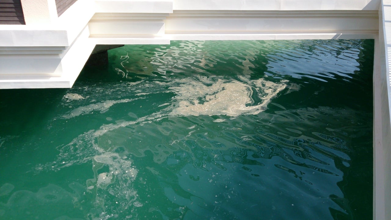 Meerwasser bei den Overwater-Villen... Anantara The Palm Dubai Resort