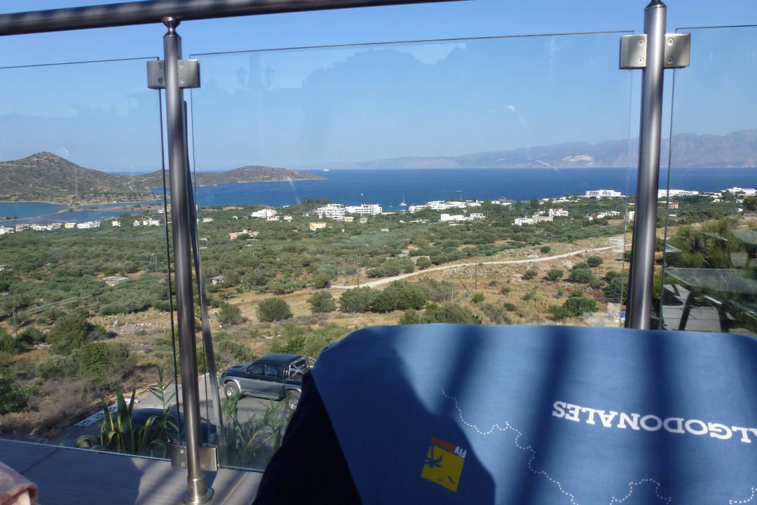 Ausblick Pool Elounda Residence Resort & Waterpark