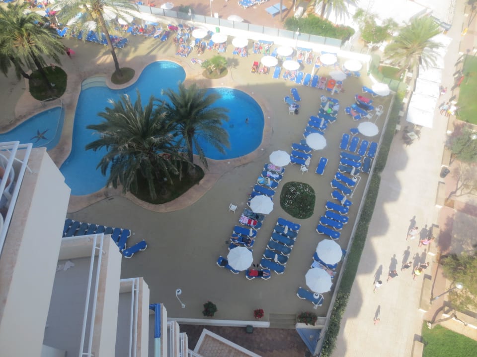 Ausblick von der Dachterrasse Aparthotel Playa Dorada