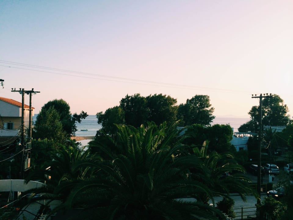 Ausblick vom Balkon  Haus Sakis