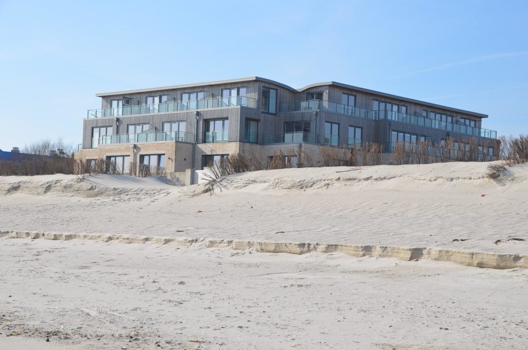 Vom Strand aus Hotel Strand am Königshafen