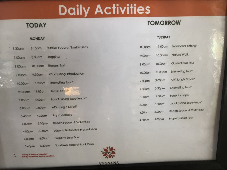 Sport & Freizeit Hotel Angsana Bintan