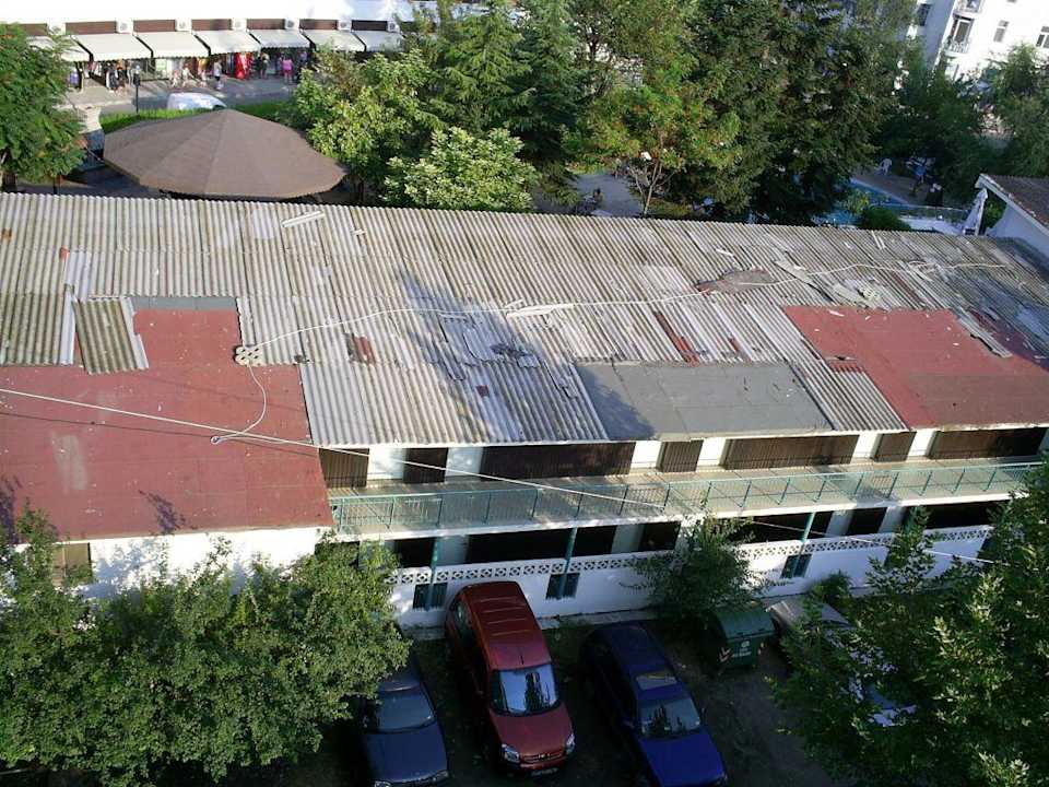 Aussicht von dem Balkon 5Etage Hotel Svejest/Sveshest