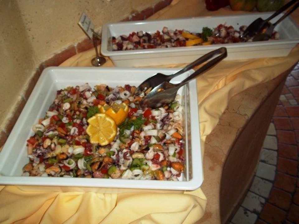 Vorspeisenbüffet am Abend - Meeresfrüchte Alphotel Tyrol