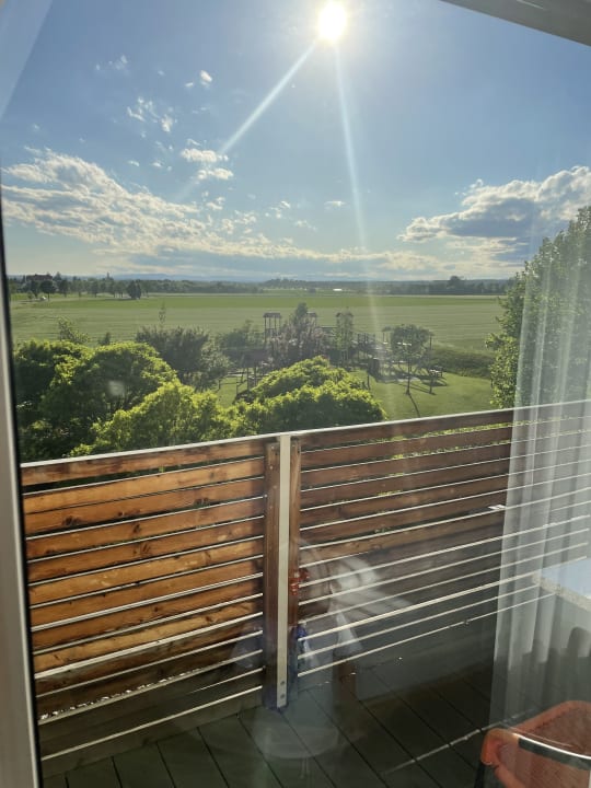 Ausblick All In Red Thermenhotel