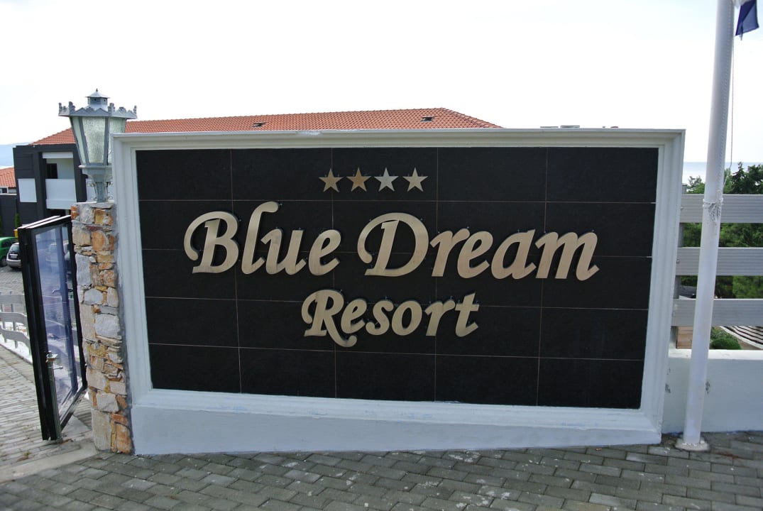 Eingangsschild Blue Dream Palace