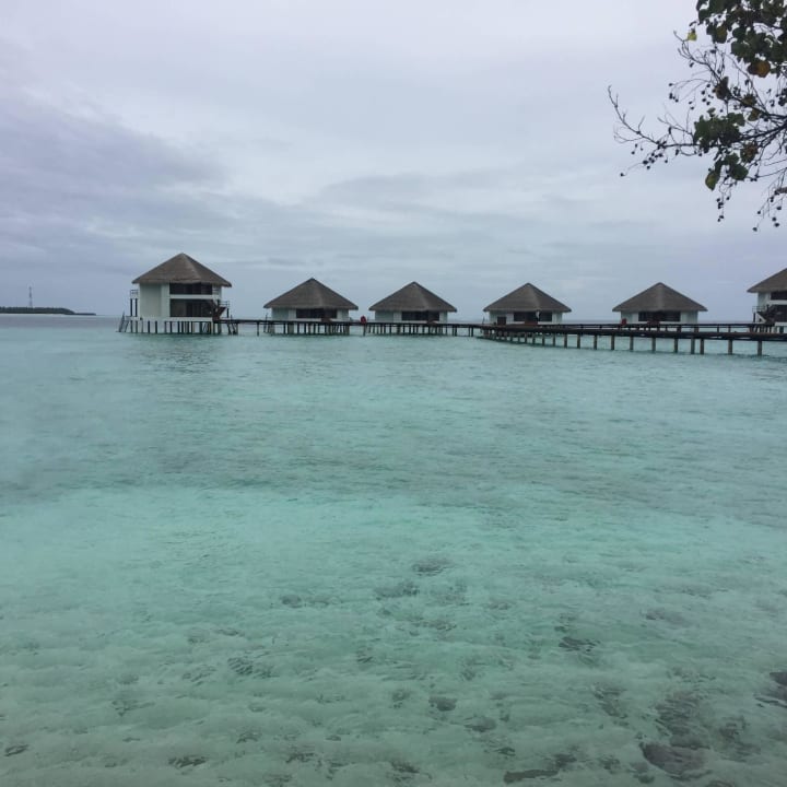 Wasserschuhe nicht vergessen, sehr steinig.  Adaaran Club Rannalhi - All Inclusive