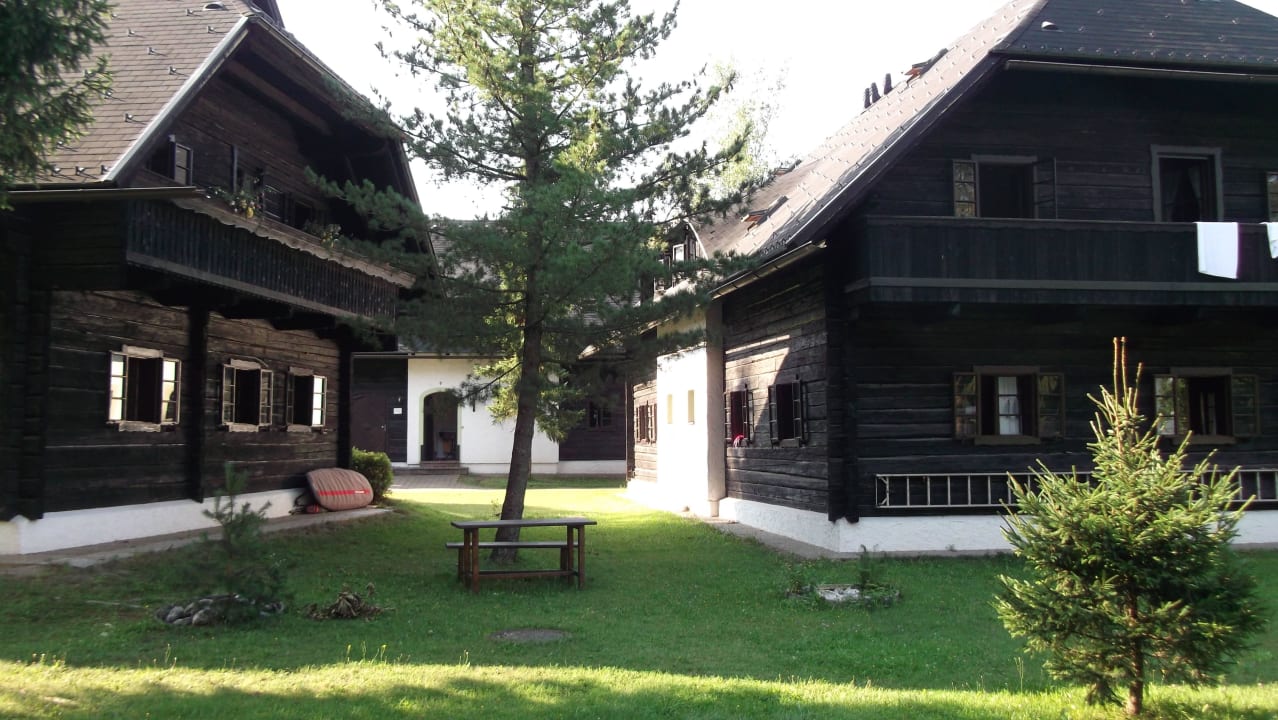 Der Blick von unserem Appartment ( Wohnzimmer) Naturel Hoteldorf Seeleitn