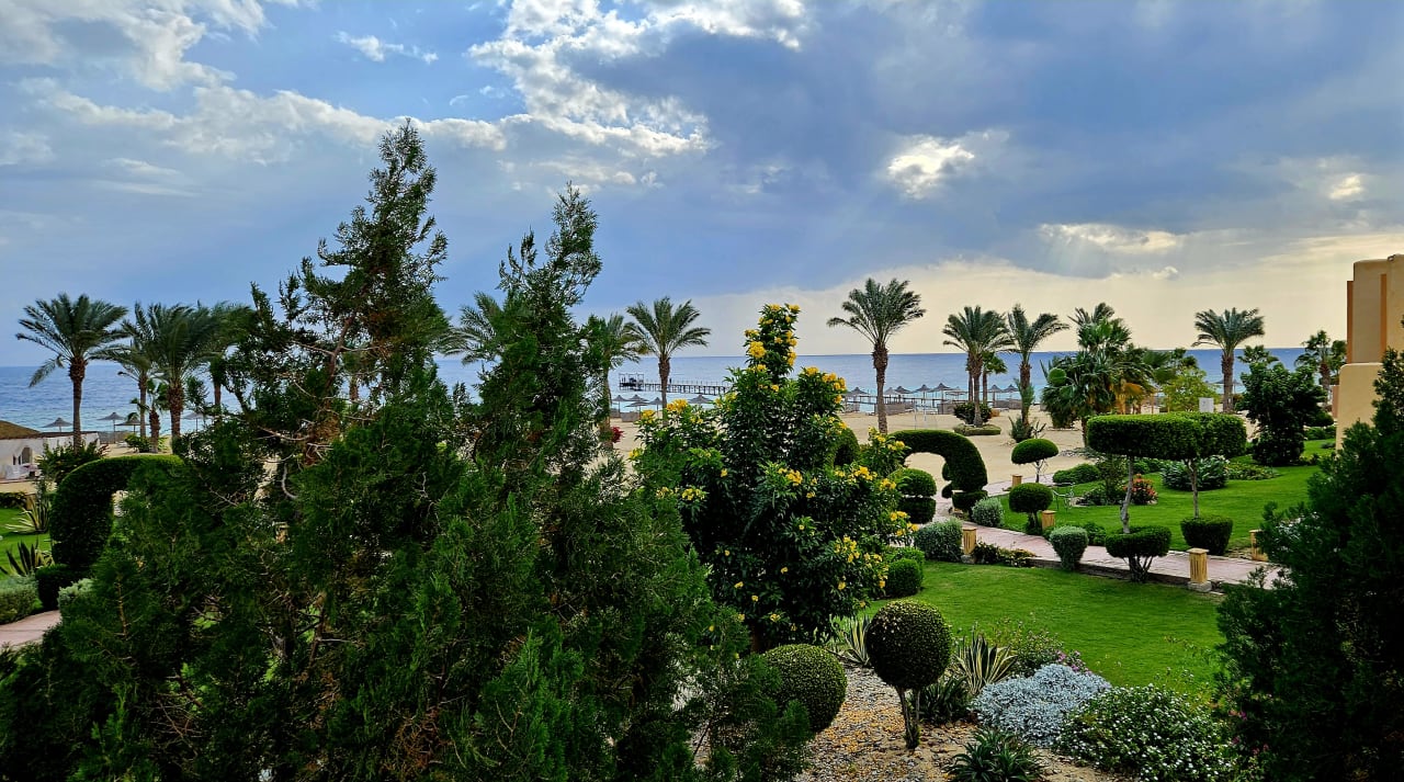 Ausblick Wadi Lahmy Azur Resort