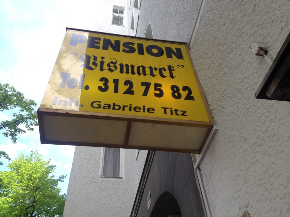 Außenansicht Pension Bismarck