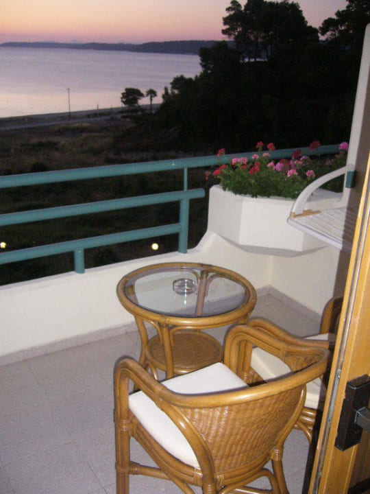 Abendrot vom Zimmer Possidi Holidays Resort & Suite Hotel