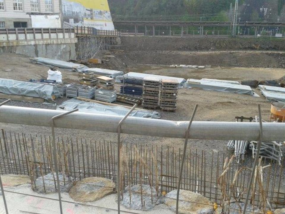 Blick auf die Baustelle Spark by Hilton Wuppertal City Centre
