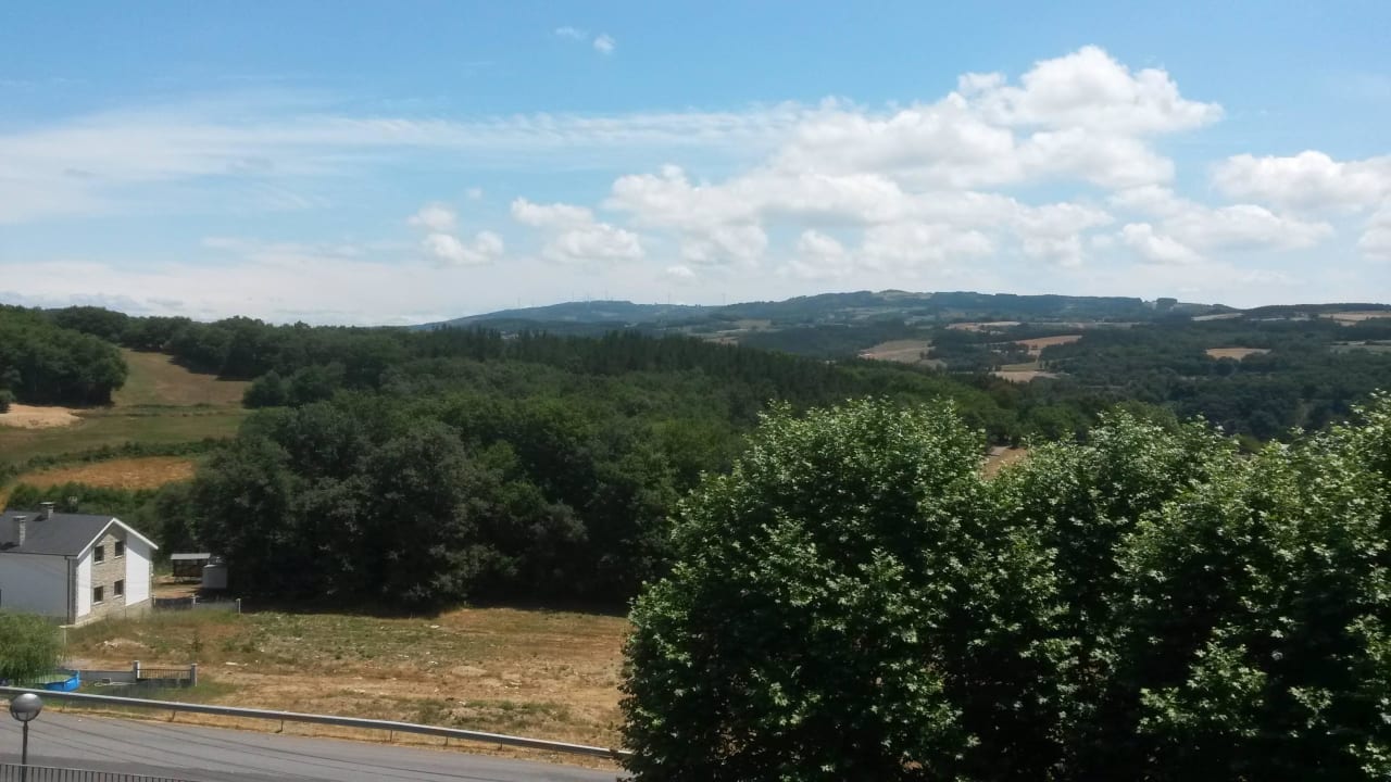 Ausblick Hotel Pousada de Portomarin